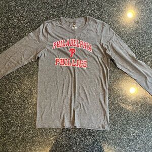 Philadelphia Phillies Gray Long Sleeve Shirt